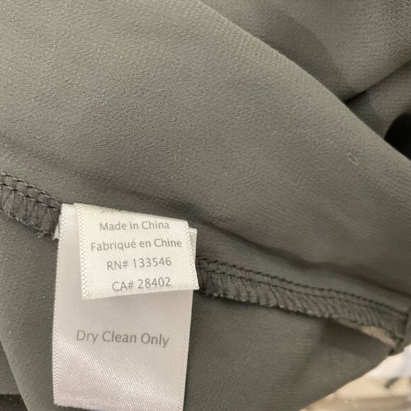 ecru Modal -Cashmere Tunic Top women’s L green long sleeve v-neck soft casual - Picture 7 of 12